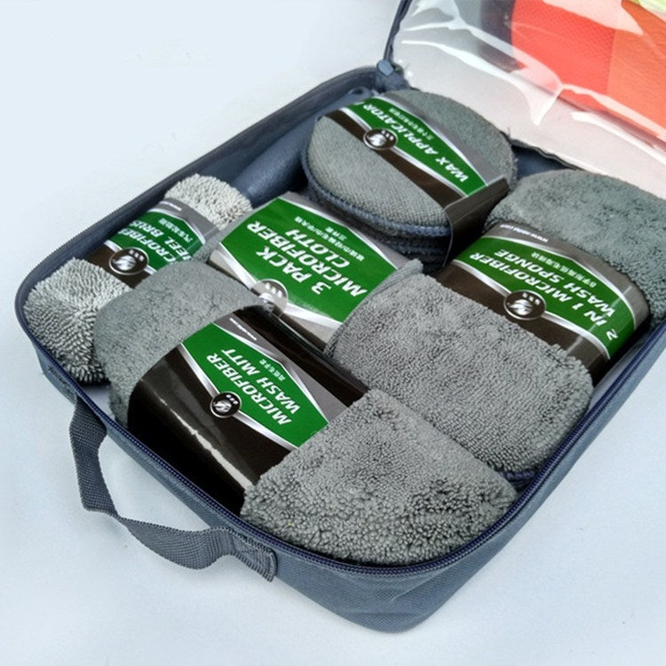 9 In 1 Car Wash Cleaning Kit Car Wash Supplies Car Wash Tools, Gray