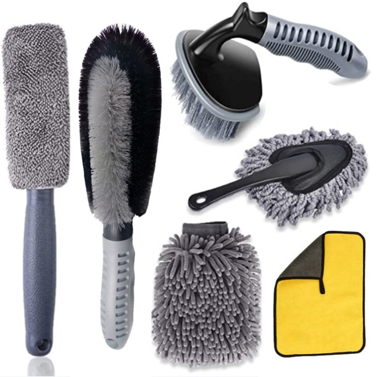 6-piece Car Cleaning Brush Set
